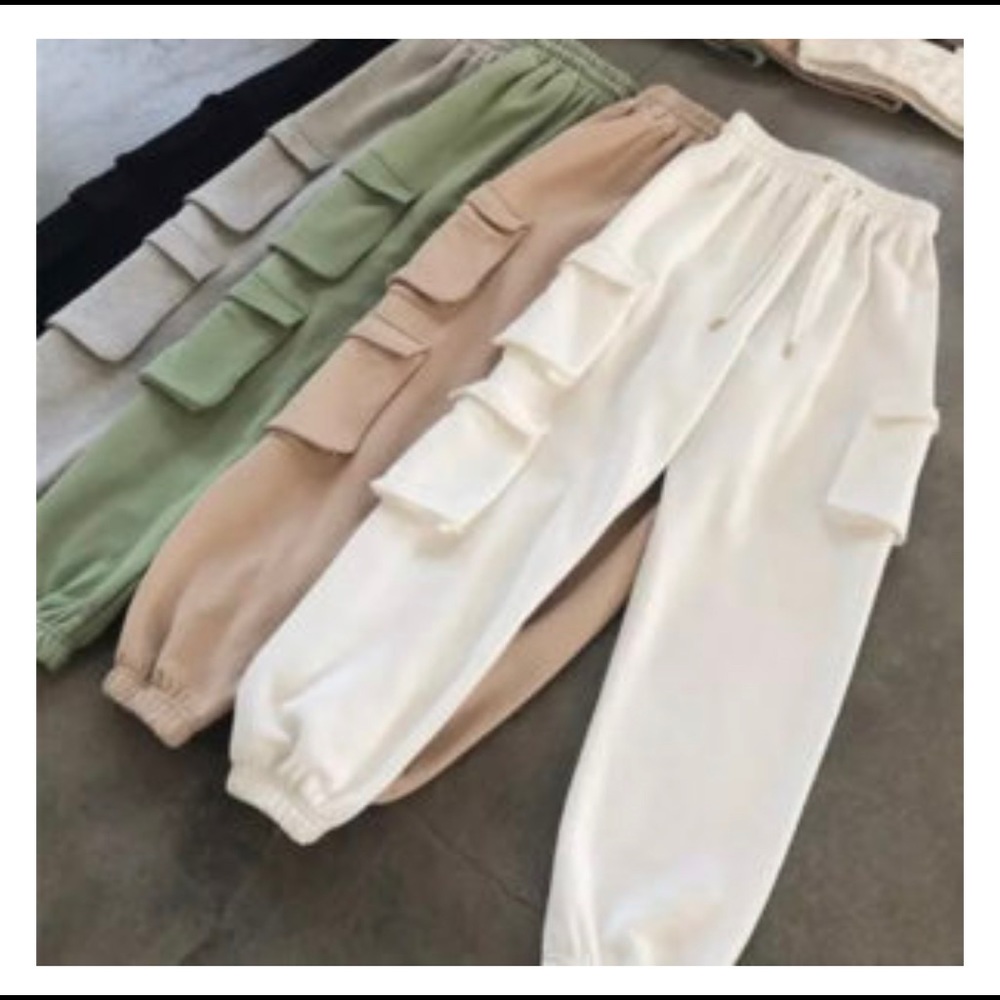 Grey Joggers with side pockets